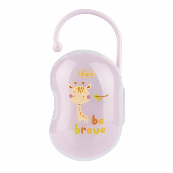 Chicco Porta Chupetas Duplo Rosa.webp
